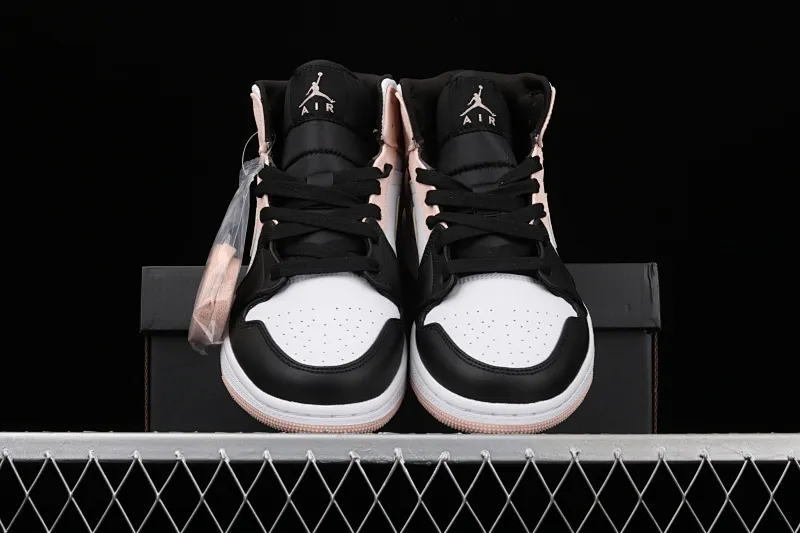 All categories Air Jordan Jordan series basketball shoes Air Jordan 1 Mid Air Jordan 1 Mid SE "Game Royal" AJ1 Joe 1 Black Pink China 554724-133
